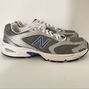 New Balance Womens 80 Abzorb Running Shoes in Grey size 10 Mesh Active Lace-up